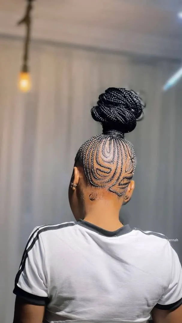 Cornrows & Ponytails hair styles at SS BRAIDS GH (ssbraidsgh) Accra